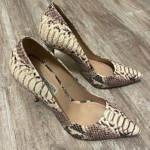 Steve Madden Snakeskin Pumps